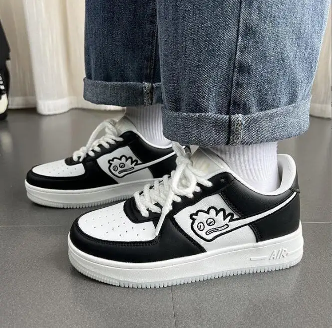 New Sneakers Women Casual Breathable Sport Shoes Lace up Loafers Ladies Light Weight Chunky