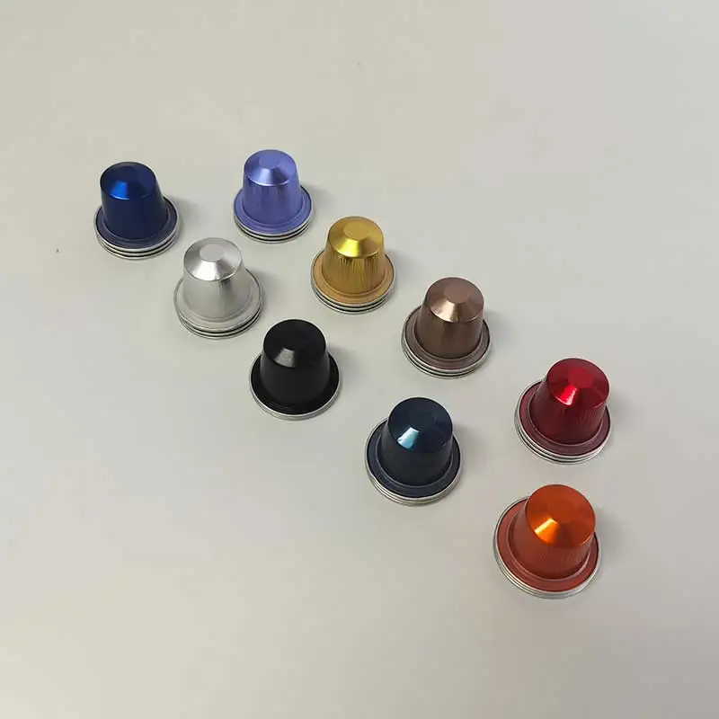 Высококачественные кофейные капсулы Nespresso кофейная капсула из алюминиевой фольги с крышкой