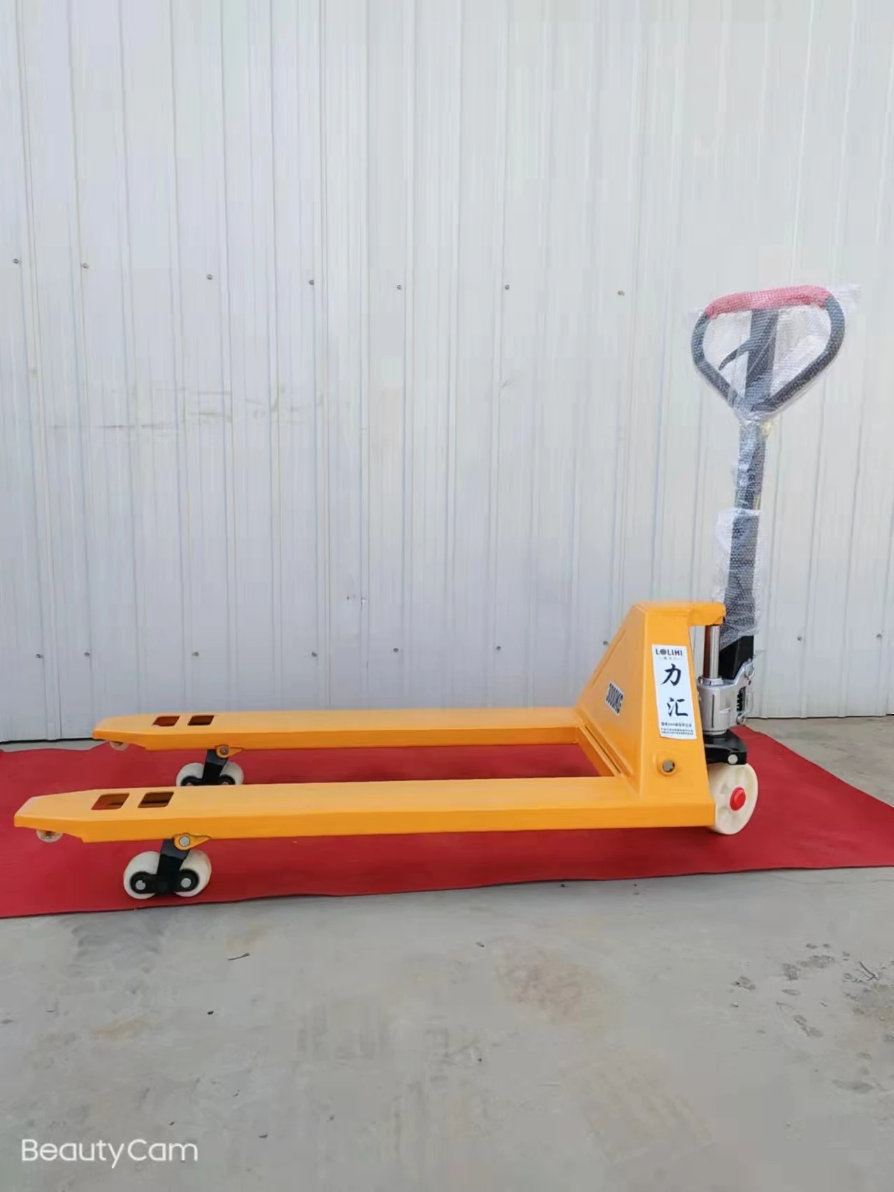 hot selling 3T 685mm durable manual handling pallet truck for construction