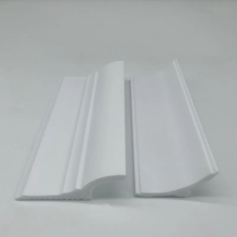 Hot Sell Free Sample Modern White PS Skirting Lines Plastic Baseboard Flooring Molding Factory-Supplied Flooring Accessories