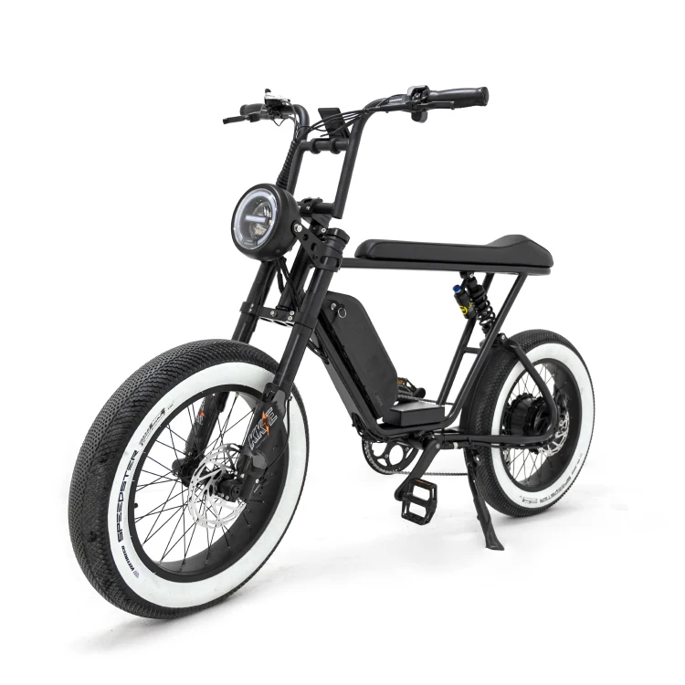 2024 Mario Full Suspension Electric Bike Mac Motor 1000W Super Speed 40MPH