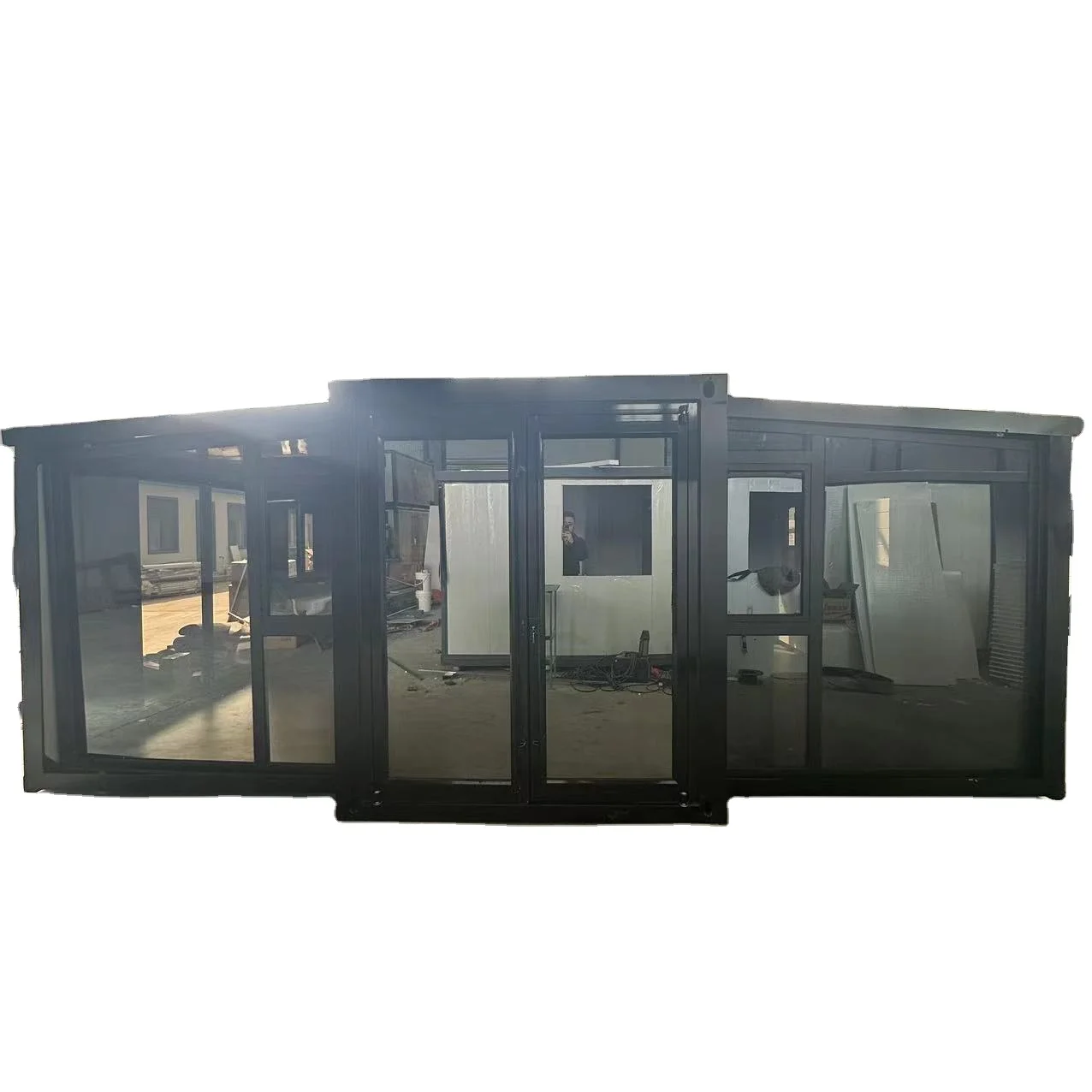Customized 20/40FT Modern Living Villa Expanding Foldable Portable Mobile Homes Luxury Prefab Expandable Container House