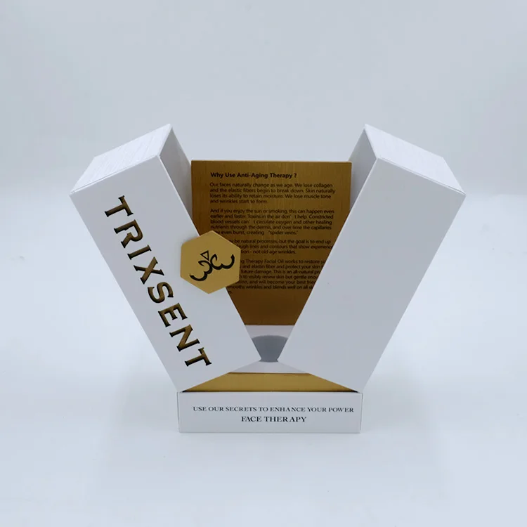 Custom paper magnetic white luxury healthy care bottle package boxes food supplement packaging