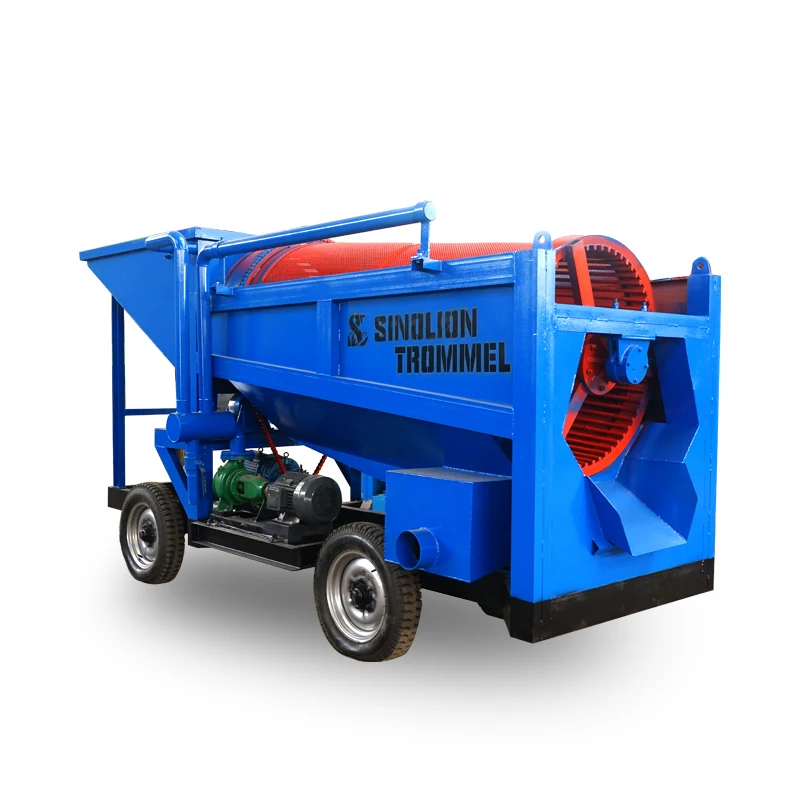 Small mini gold and diamond washing plant machine for small scale mining