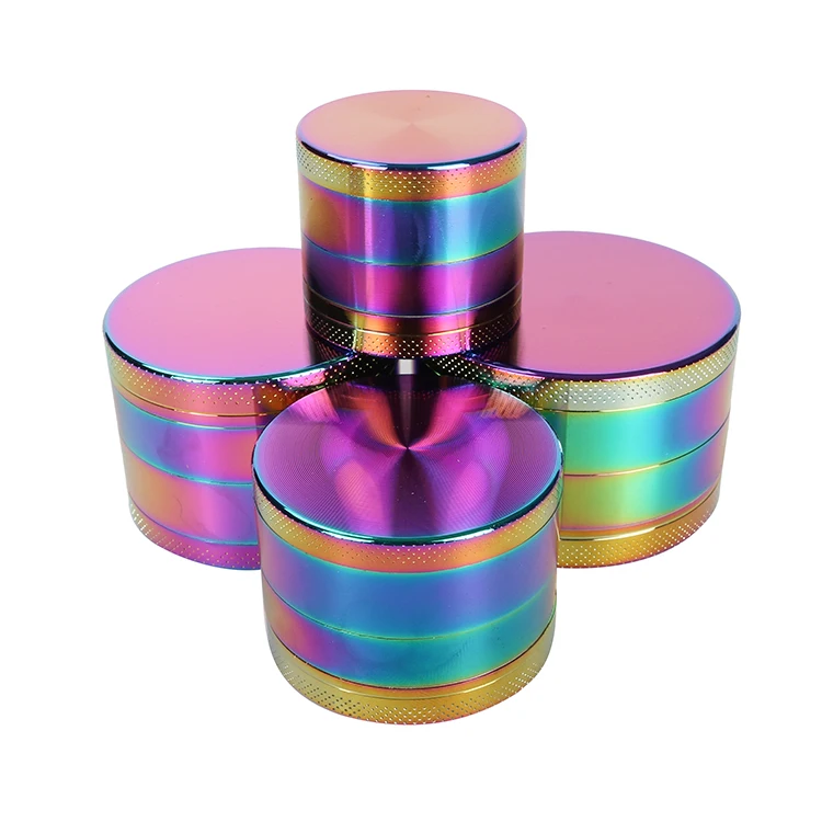 Wholesale Customer Zinc alloy metal material portable cylinder herb wood tobacco leaf herb grinder tobacco