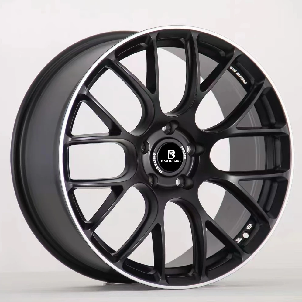 Bku racing new 5x112 wheels 19 inch Aluminum Passenger Car Wheels for sport racing JDM wheels BMW G30 G38 G20 AUDI A4 A5 A6 A7