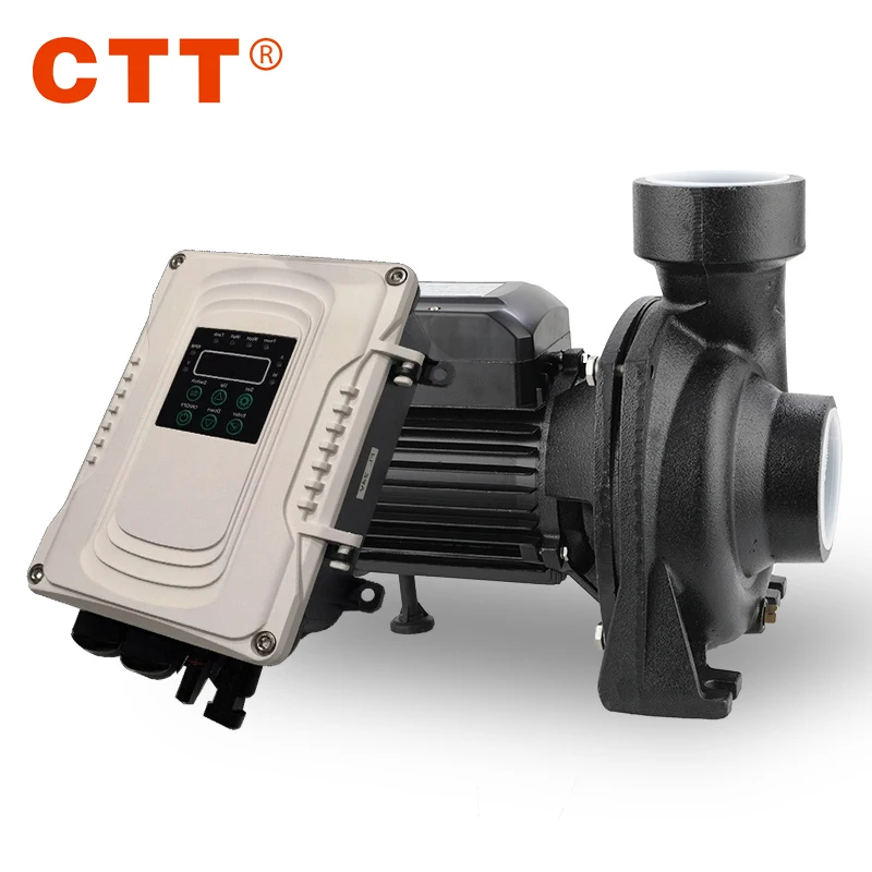 Ирригационный насос на солнечной батарее, насос для поверхностной воды с питанием от солнечной энергии постоянного тока, бустерные насосы для сельского хозяйства