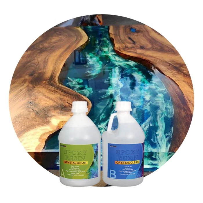 Good Flowing Crystal Epoxy Resin for Making Deep Pour Resin Table Top