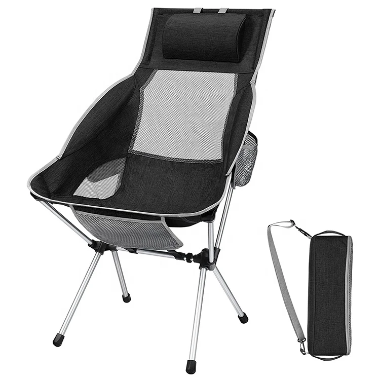 Outdoor Folding Camping Chair high back backpack Sea Beach Portable Chairs for Travel