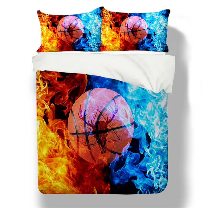 Dropship Football Home Textile Beds Clothes Duvet Cover Bedding Set King Size Quilt Covers