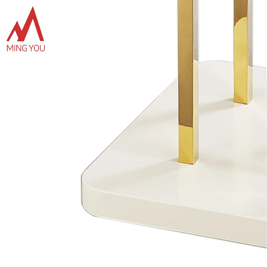 Clothing Rack Garment Shop Simple Style Gold Design Support Polished