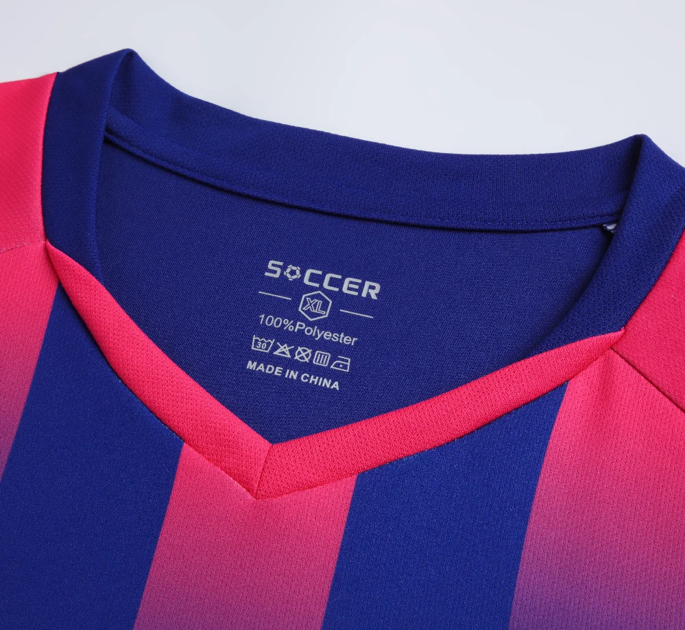 Wholesale Custom 100% Polyester Adults Football Jersey Shirts Mens Soccer Uniform Jersey Shirt Youth Football Kit