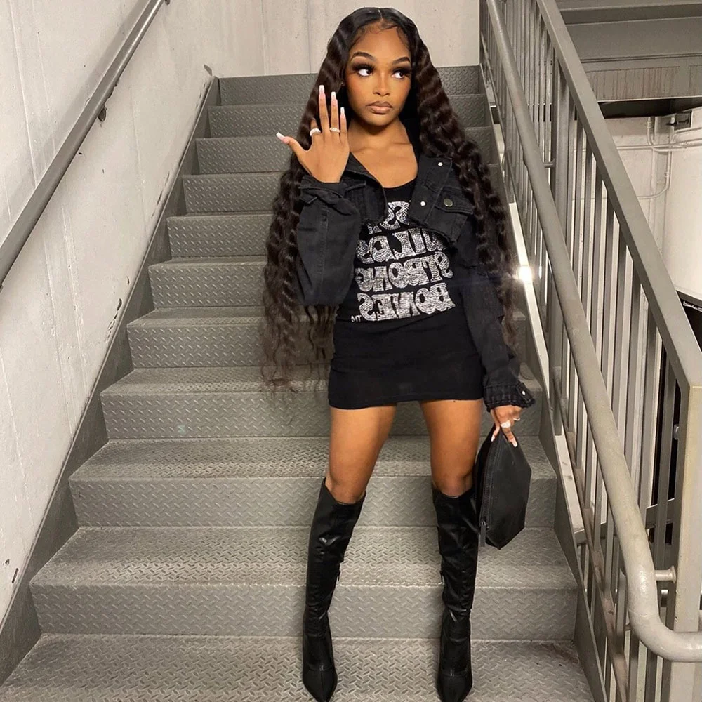 New Trendy Rhinestone Dress Women 2023 Sleeveless Sexy Backless Halter Mini Dresses For Party Club