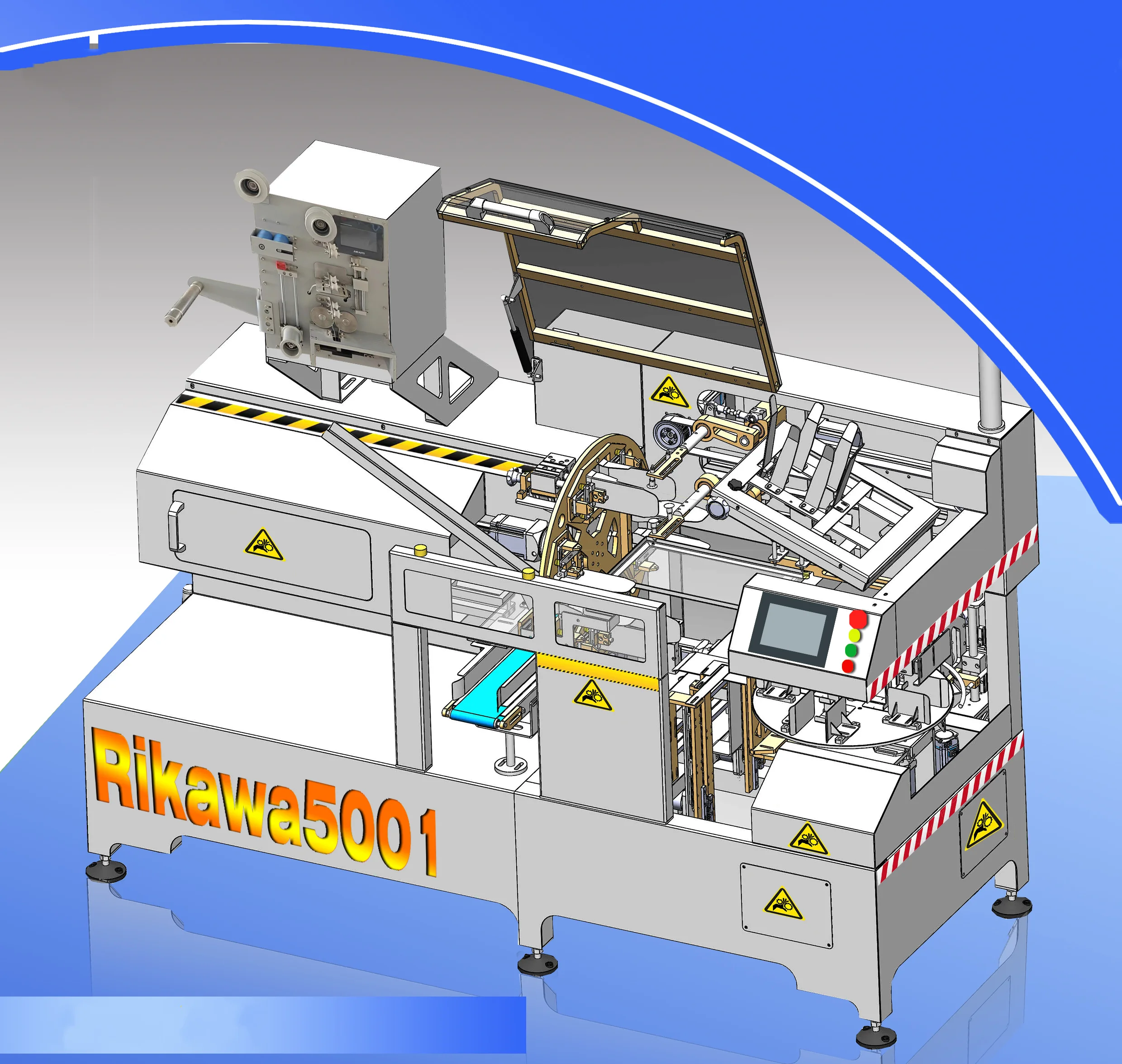 Wanlisonic Automatic Bread Cake Bagging and Sealing Machine Baking Food Packing Machine