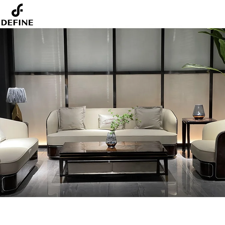 European living room chairs leisure two seat sofa unique designer italy leather sofa 2021