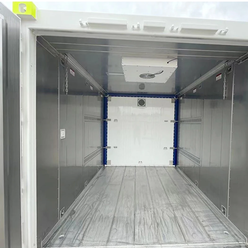 DNV 2.7-1 Standard 20ft Offshore Reefer Container 20 Foot Dual Temperature Freezer and Chiller with 2 Rooms