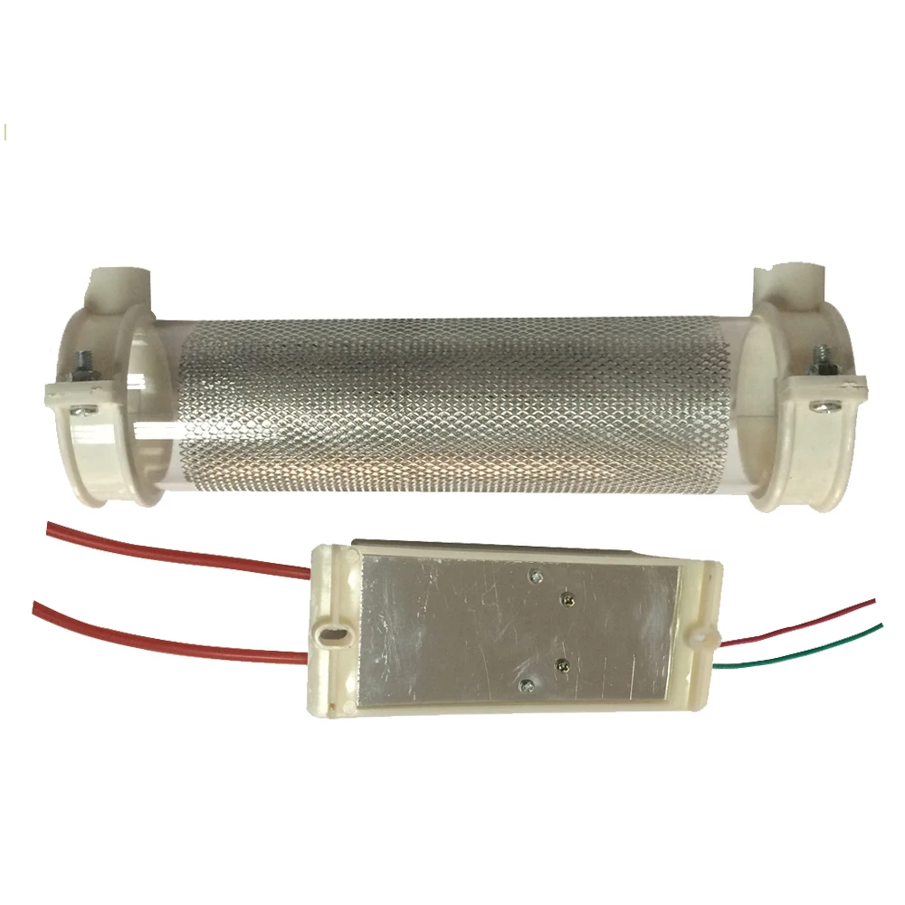 New 10g/h Quartz Glass Tube Ozone Generator Parts for Smoke Dislodged Of Air Purifier 12V CE certification Portable DIY quartz t