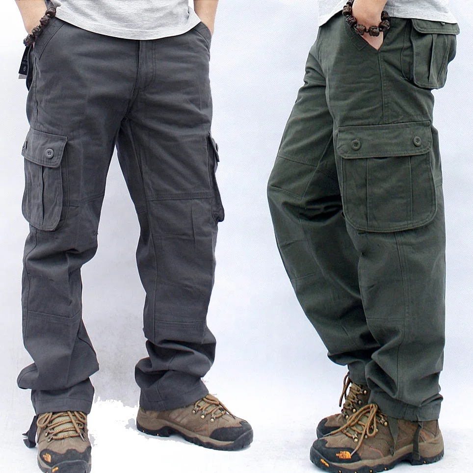 Multi Pockets Trousers work outdoor 6 pocket Casual Cotton Cargo Pants