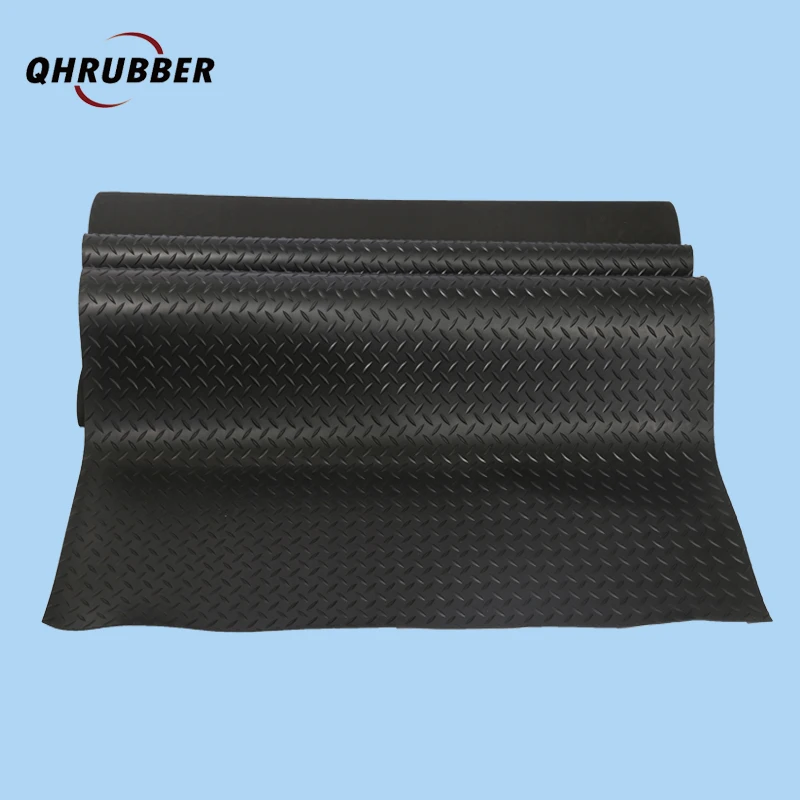 Factory 5mm Neoprene High Temperature Fkm Hard Anti Slip Rubber Sheet