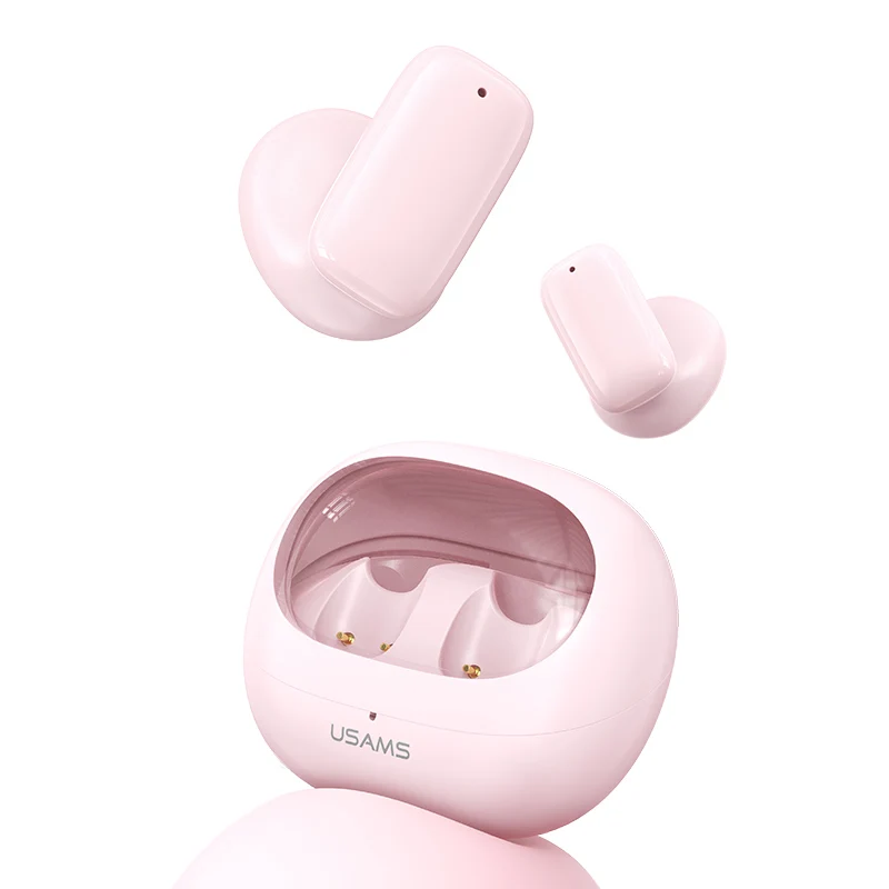 USAMS BT5.3 Mini TWS Earphone earbuds Gaming Wireless Earbuds 3D True Stereo Sound Earphone with noise cancelling