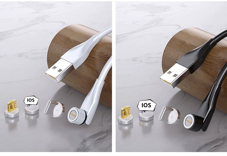 Зарядный кабель USB 540 для мобильного телефона вращающийся на 3 0