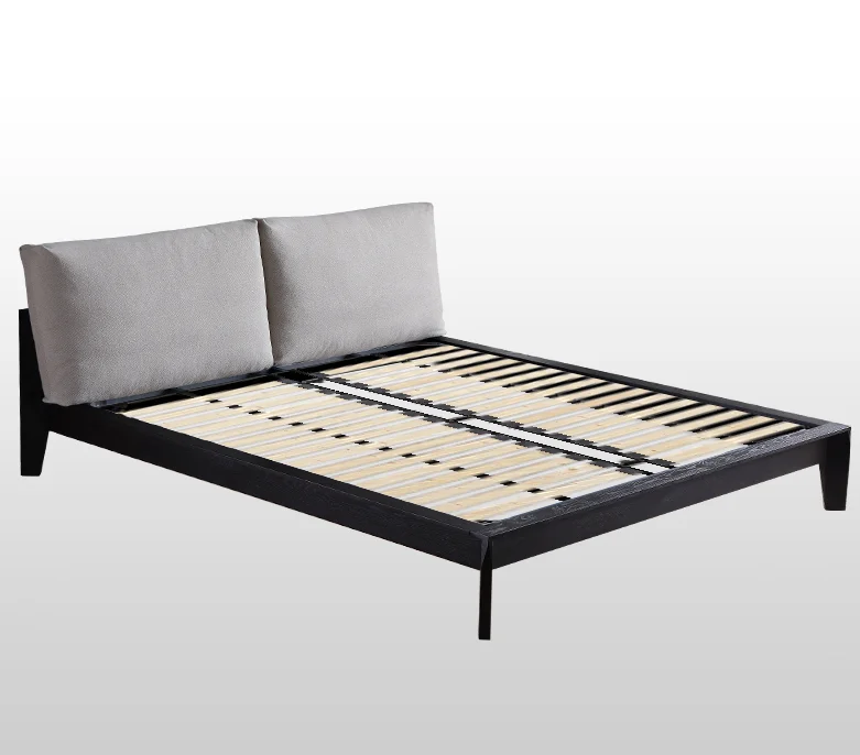 Tufted Bed Velvet Fabric Wooden Upholstered Beds Modern Furniture Bedroom Sets Wholesale Luxury King Queen Size Customized Wood