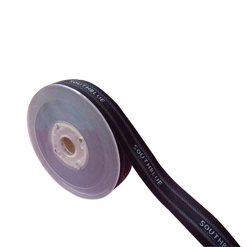 custom 15 mm  inch fashion damask woven jacquard Ribbon metallic horse ribbon for decor