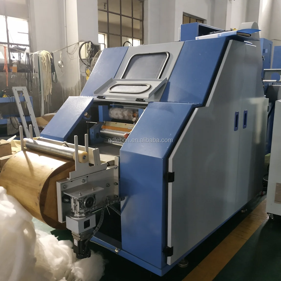 Industrial Mini Textile Household Carding Machine Sheep Wool Cotton Polyester Fiber Non woven Combing Carding Machine