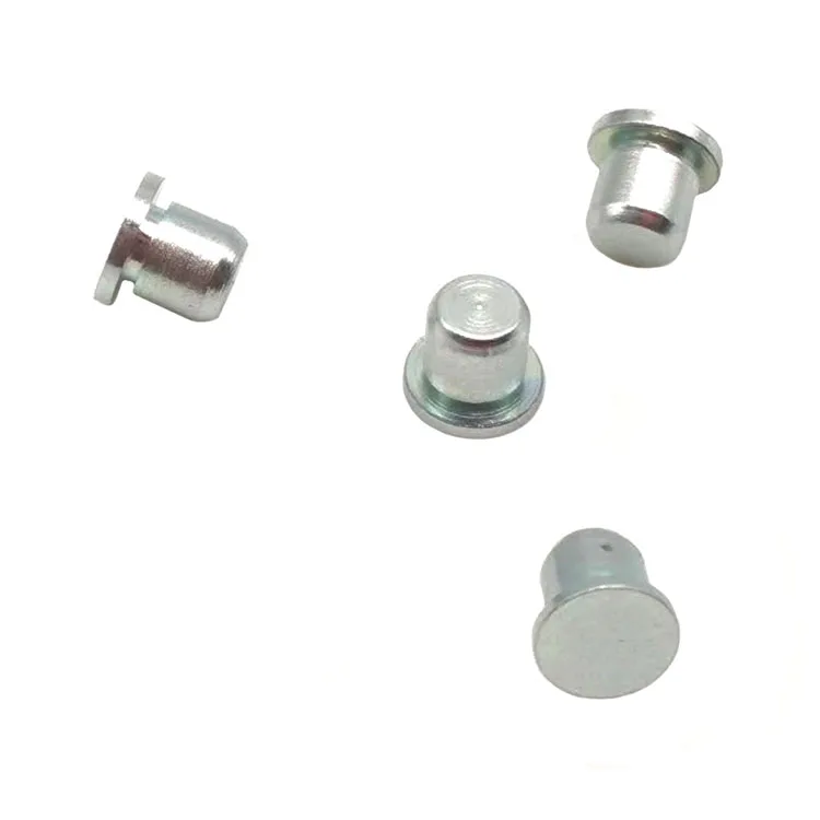 Factory customized flush head straight text guide pin, self riveted straight cylindrical pin