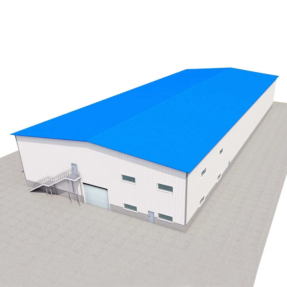 Long span prefab warehouse steel structure hangar workshop building steel structure warehouse construction prefabricated
