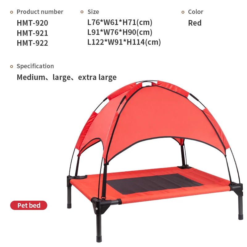 Hot sell Lightweight Pop Up Pet & Dog House ,Outdoor Dog Cot with Waterproof with Removable Canopy Shade Tent