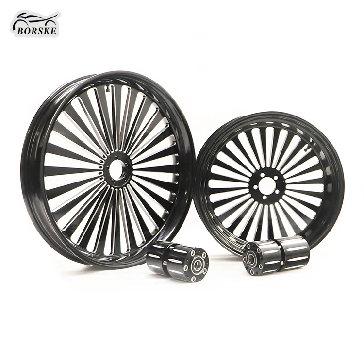 Performance Machine Motorcycle Wheel Rim Forged Wheels F 23x3.5 R 18x5.5 for Harley Davidson