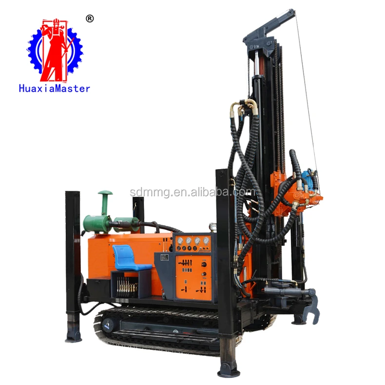 
Factory direct supply crawler pneumatic water well drilling rig drilling rock equipment 