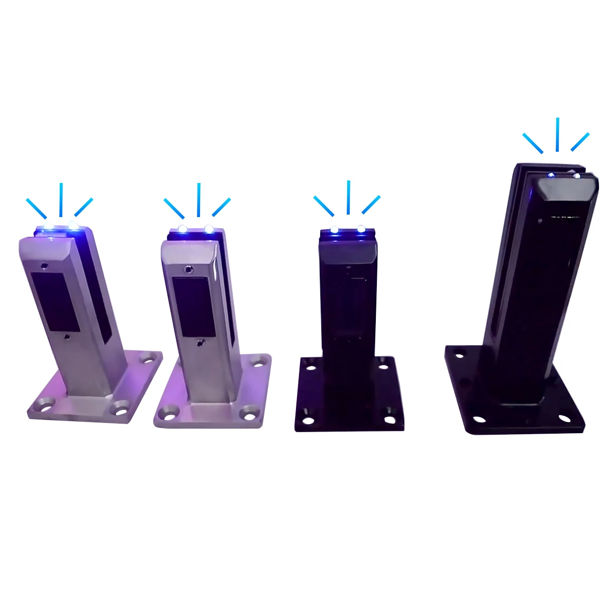 ZD Exterior Solar Light Balcony Glass Spigot Safe Patio Roof for Led Railing Project