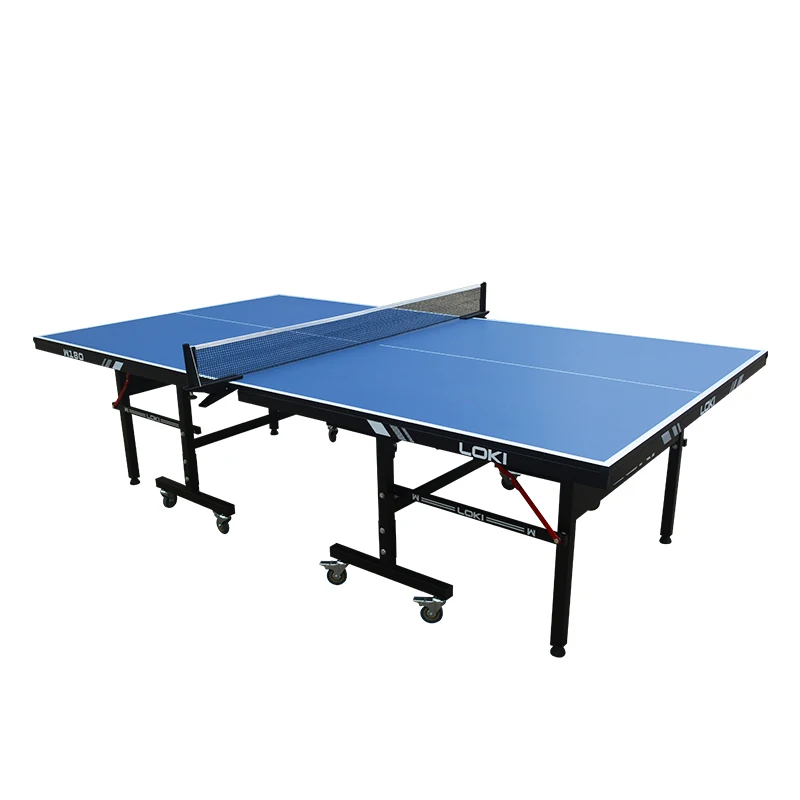 LOKI W180 good quality folding indoor table tennis tables moveable ping pong table