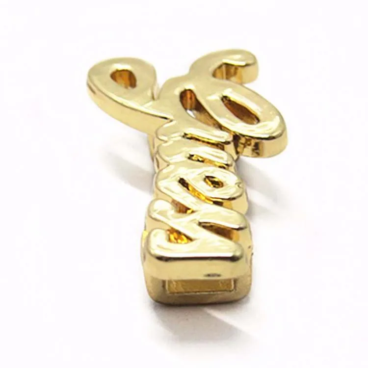 Custom Gold Shoe Labels Lace Tag