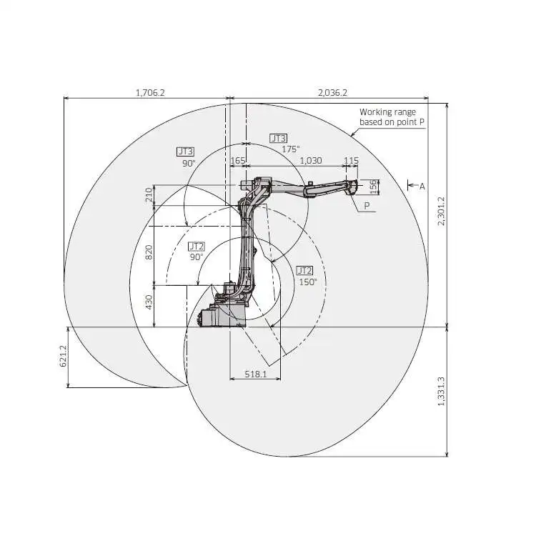 Other Arc Welders Combine With BA006L Robotic Welding Arm Automatic Welding Robot For Arc Welding