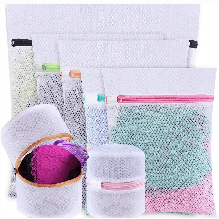 7pcs Mesh Laundry Bags for Delicate with Premium Zipper Travel Storage Organize Bag Clothing Washing Bags for Laundry Blouse Bra