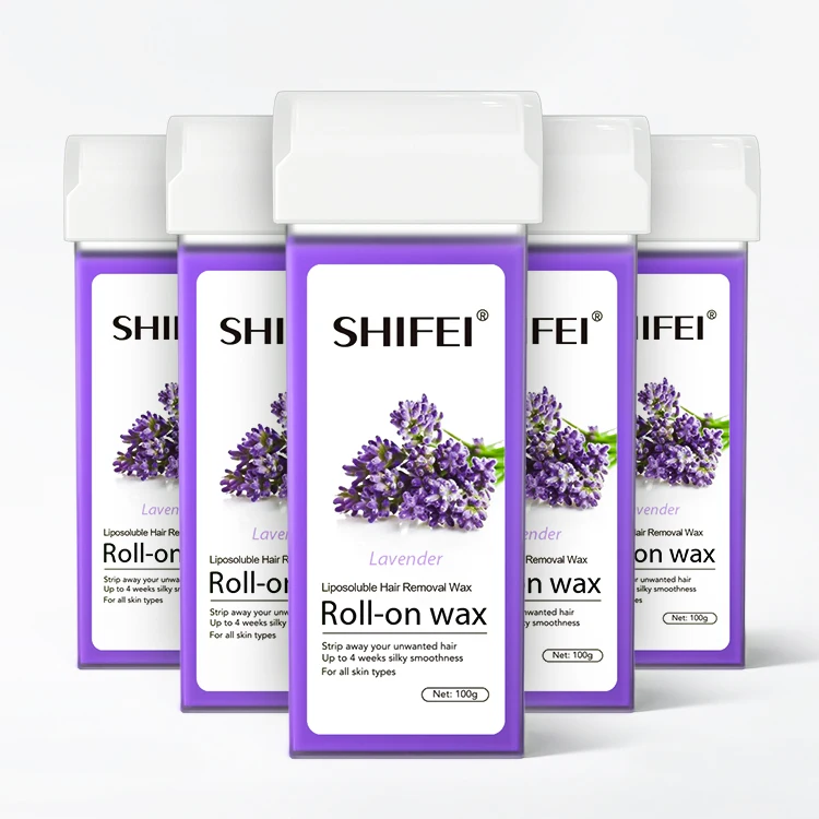 Factory Bulk Price Professional Soft Wax Roll on Wax Cartridge for Hair Removal Hot Depilatory Wax for Body Back Legs Arms