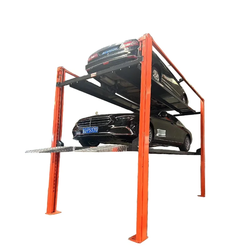 Euro-certified Good Price 3 Cars Storage Stable Hydraulic Triple Stack Lifts