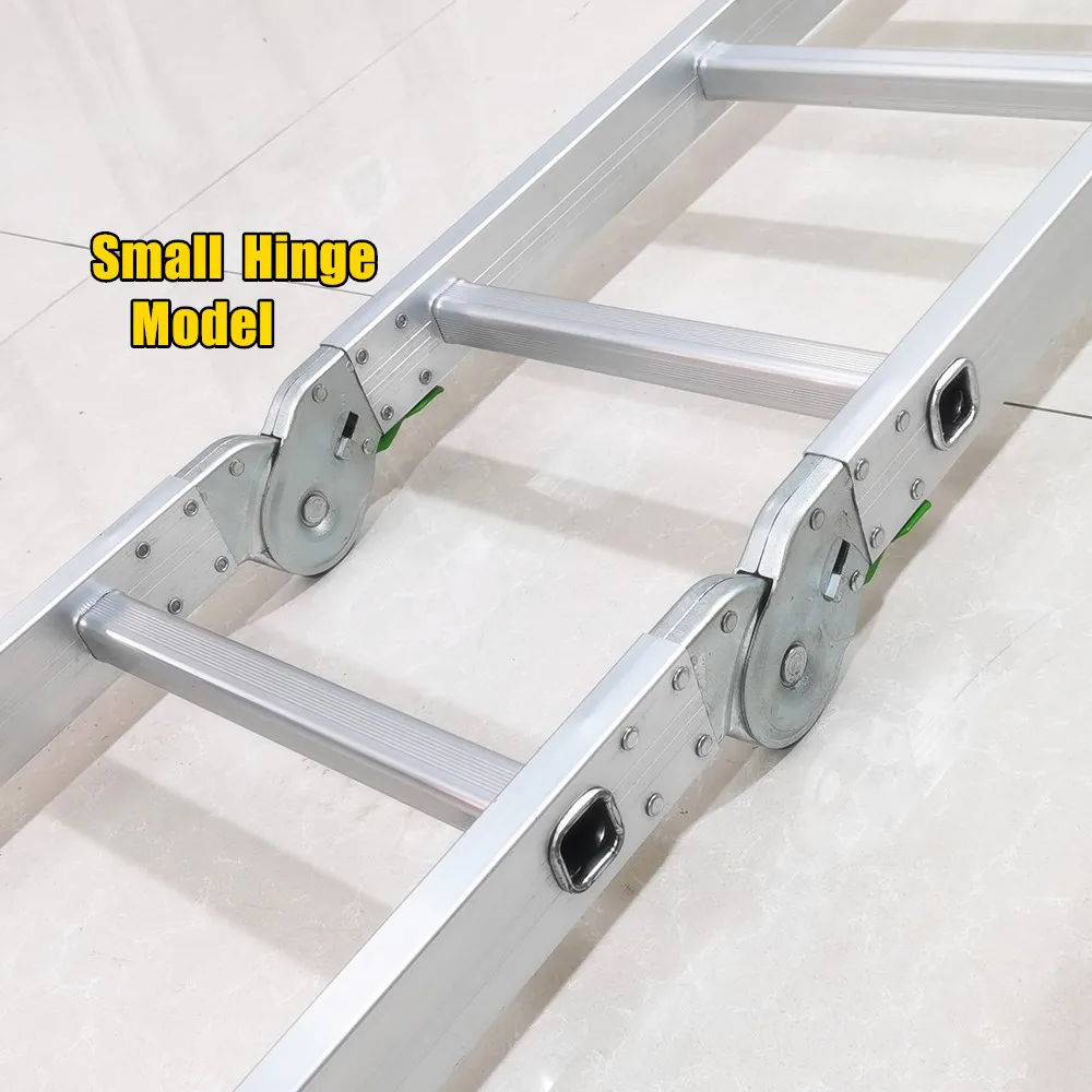 Warehouse Double Sided Ladder Foldable Aluminum Telescopic Ladder Multi Use Ladder With Big Joint