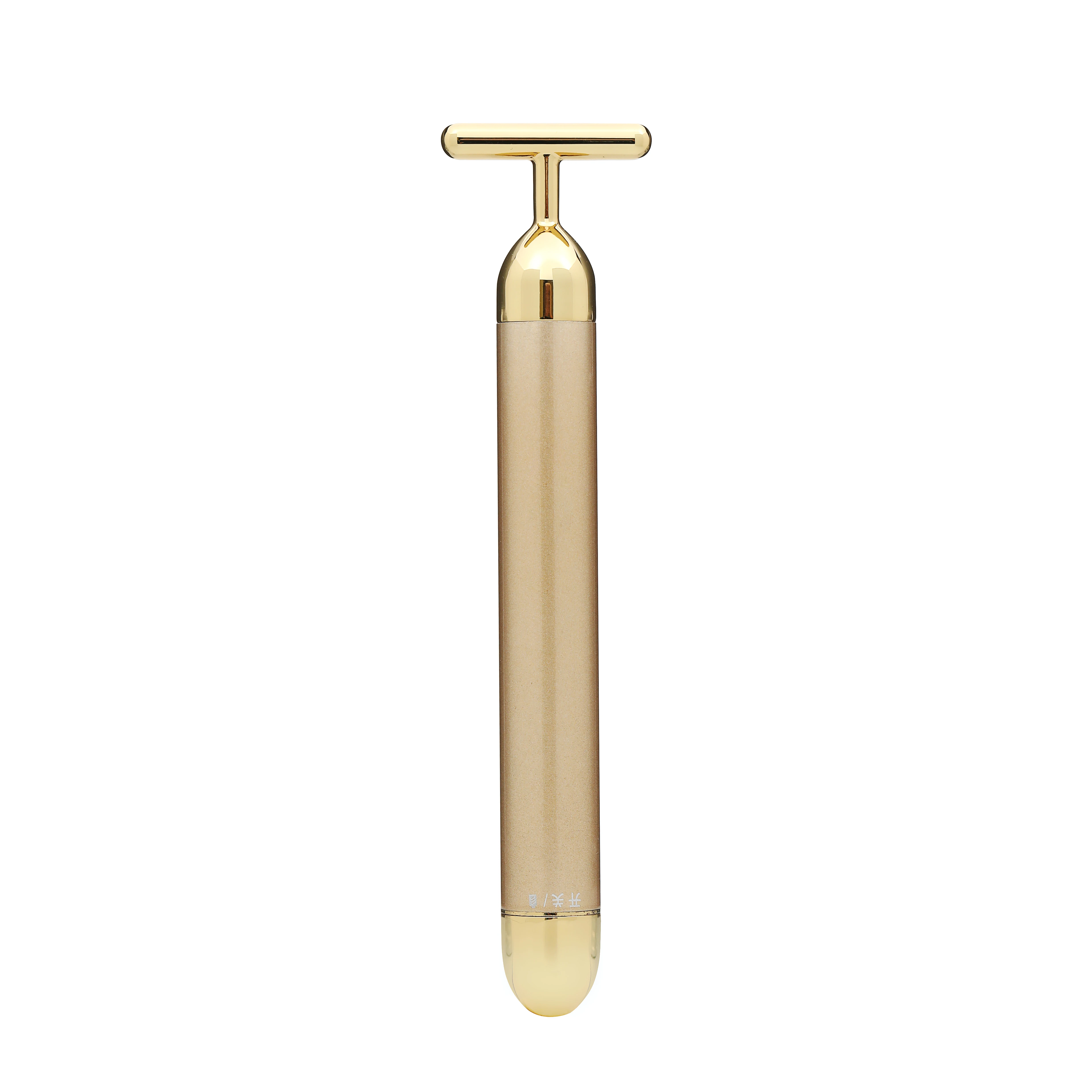  24k Gold Pulse Beauty Bar T Shape Facial Massager укрепляющий роликовый массажер для