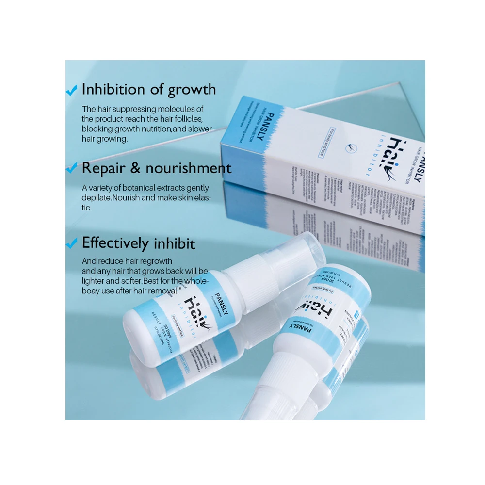 European and American hot-selling deep hair removal mild non-irritating hair suppression spray 20ml