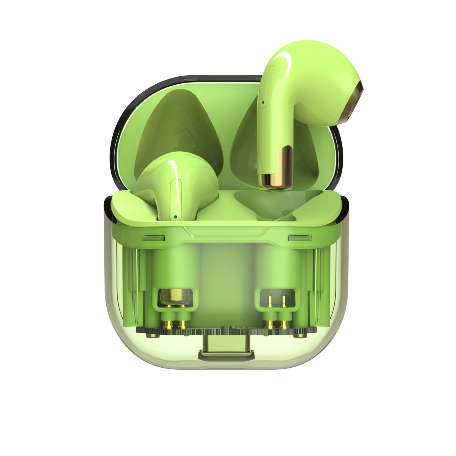 high qualitypro in ear gaming earphones 3.5mm double earphone with display waterproof ipx5