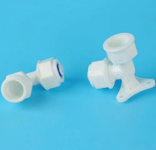 Plastic pom fittings for pex or aluminum pipe solar tube connector