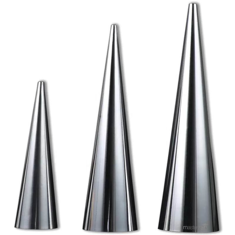 
Stainless steel cream roll pastry cream corner mold dessert waffle cone pastry roll corner croissant mold 