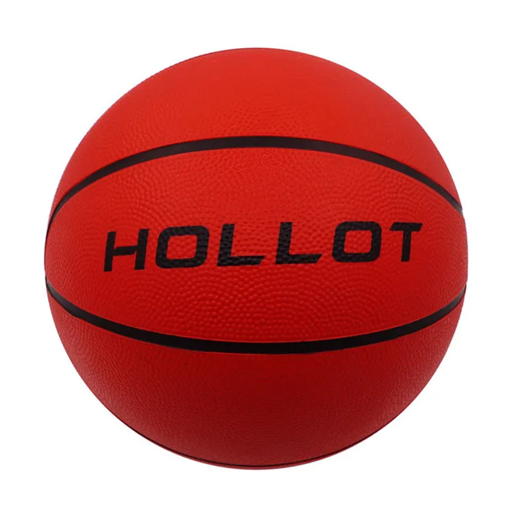 Wholesale Size 7 Outdoor Orange Color Basketball Ball Custom Promotional Rubber Basketball