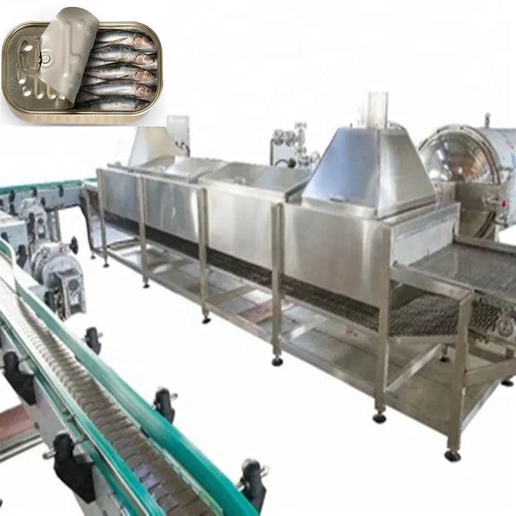 fully automatic canned fish production plant