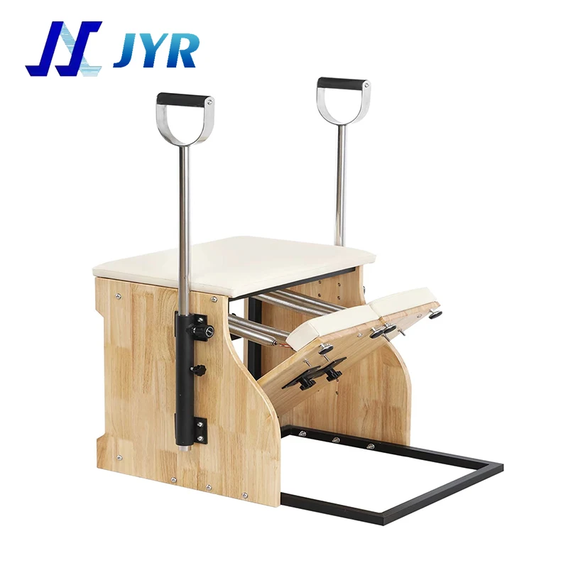 JUNYIRUN Chair Pilates Fitness Equipment Pilates Combo Chair Wooden Yoga Studio Pilates Chair