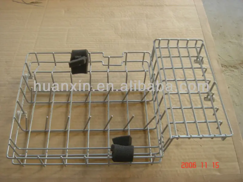 Kitchen Metal Wire Stainless Steel Dishwasher Rack Basket